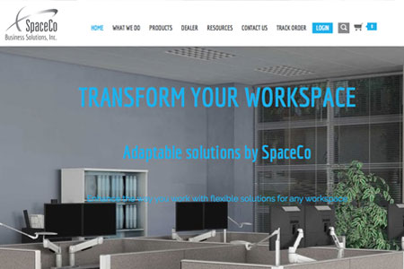 SpaceCo website redesign